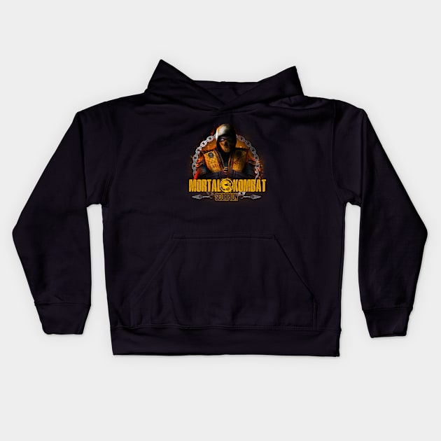 Scorpion (Mortal Kombat) Kids Hoodie by Brom Store